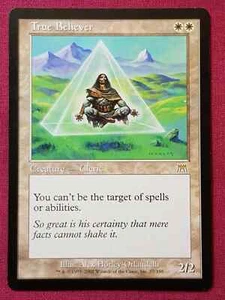 Magic The Gathering ONSLAUGHT TRUE BELIEVER - Picture 1 of 1