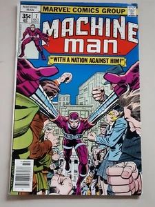 MACHINE MAN #7 MARVEL COMIC 1978 HIGH GRADE BRONZE AGE CLASSIC JACK KIRBY - Picture 1 of 7