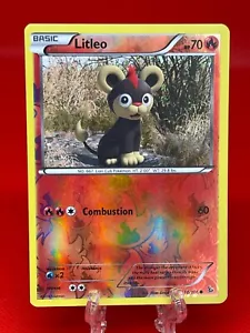 Pokémon TCG Litleo 18/106 Reverse Holo X&Y Flashfire XY English 2015 NM - Picture 1 of 2