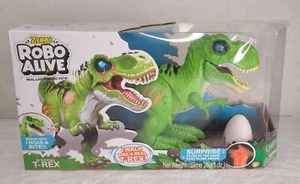 Zuru Robo Alive Attacking T-Rex & Surprise Egg Brilla en la Oscuridad Dino Slime Nuevo en Caja - Imagen 1 de 4