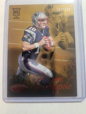 2014 certificado Panini - retro novato Jimmy Garoppolo #RR6 rojo/249 (RC) Foto 1 de 2