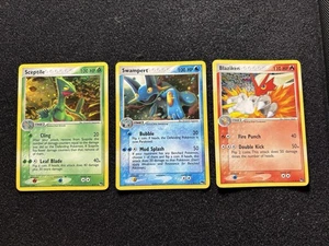 Sceptile Blaziken Swampert Holo Pop Series 1 Promo Rare Pokemon Cards - Picture 1 of 2