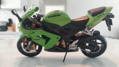 Maisto Diecast Juguete Modelo Moto - Kawasaki ZX-10R (verde) Foto 1 de 4