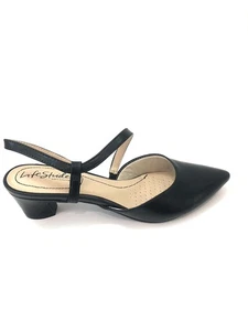 Zapatos de salón minimalistas Lifestride Soft System tacón bajo puntiagudo negros talla 7 ($) - Imagen 1 de 6