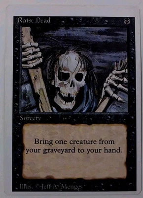 MTG Raise Dead Revised Error Miscut Off Center Magic The Gathering Edition NM  - Image 1 of 2