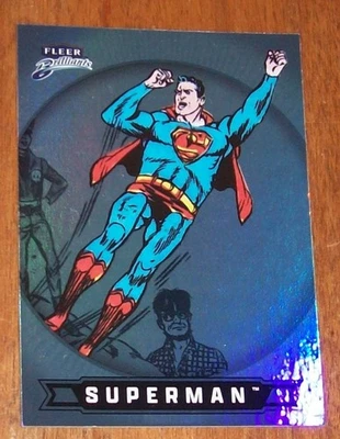2025 Fleer Brilliants DC Superman Clark Kent Silver Foil Card-40 - Image 1 of 2