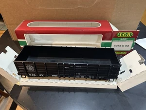 LGB 4073 C 03, Black D&RGW High Sided Gondola, G Scale, New W/Box, Germany - Picture 1 of 11