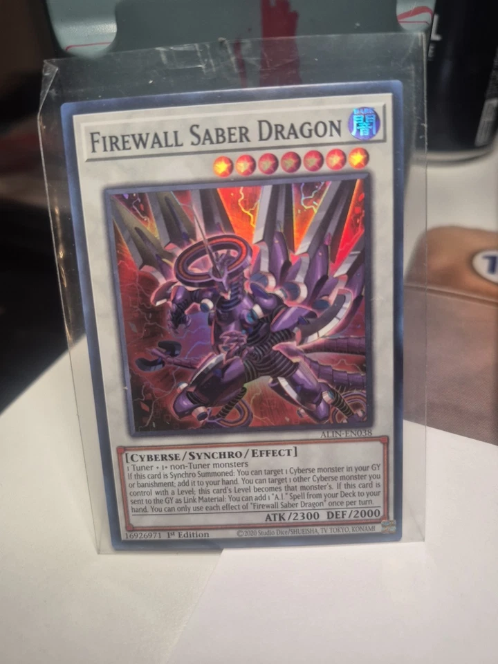 Yugioh Firewall Saber Dragon Synchro Summon - Image 1 of 1