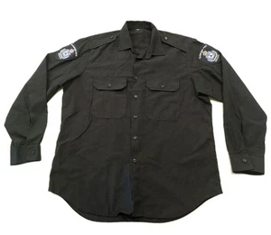 Tasmania Fire Service Long Sleeve Button Front Shirt Mens Size XL - 2XL Uniform - Foto 1 di 5