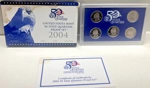2004S United States Mint Proof Set (5 Piece Quarter Set) - Picture 1 of 3