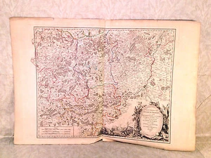Robert De Vaugondy 1752 Mapa del Duque De Brabant Meridional de 1752 Atlas? - Imagen 1 de 11