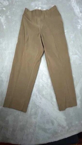 Lauren Vidal Paris, Brown Cosy High Rise Pants Womens T1 /US 4 Side Zip 1 pocket - Picture 1 of 10