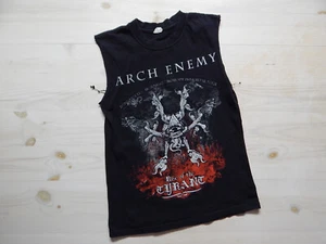 vintage 00s y2k arch enemy tour metal sweden rock band sleveless tee - Picture 1 of 3