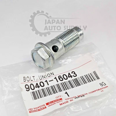 OEM GENUINO TOYOTA 4RUNNER HIGHLANDER ENFRIADOR DE ACEITE TUBO UNIÓN PERNO 90401-16043 Foto 1 de 4