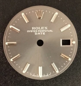 Original Dial Rolex Size 20mm Rhodium, Silver Index - Quadrante Date cal. 2030 - Imagen 1 de 2
