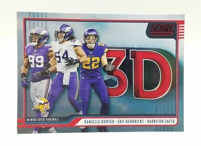 2020 Score Minnesota Vikings Red Parallel 3D #3D-HED 🔥🔥 - Image 1 of 2