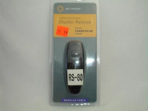 ProMaster Wired Remote Shutter Release Cable - Canon RS-80 #6608 - Picture 1 of 5