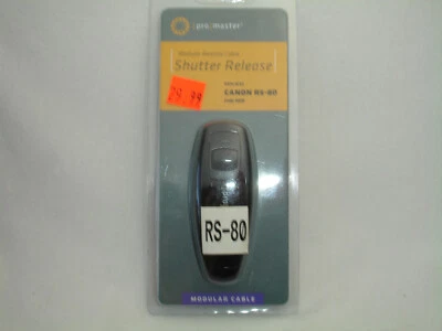 ProMaster Wired Remote Shutter Release Cable - Canon RS-80 #6608 - Image 1 of 4