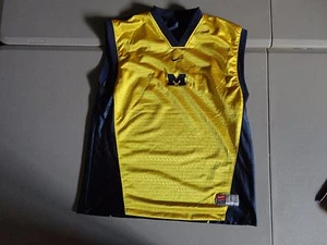 Nike NCAA Michigan Wolverines Reversible Basketball Practice Jersey Youth L RARE - Picture 1 of 8