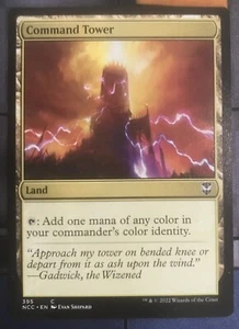 COMMAND TOWER Streets of New Capenna Commander MTG Magic Gathering - Picture 1 of 1