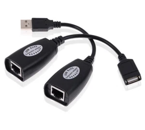 Extensor USB Repetidor de Extensión de Señal USB Largo Sobre Una Cabina Ethernet RJ45... - Imagen 1 de 6