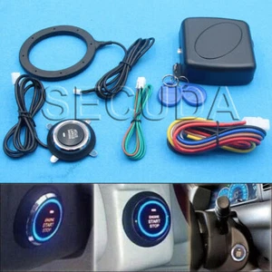 Car SUV Engine Push Start Button Lock Ignition Keyless Entry Immobilizer Systems - Picture 1 of 5