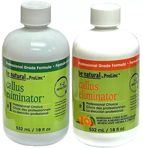 Prolinc Be Natural Callus Eliminator  18 oz Combo Original+Orange Scent 2pcs - Picture 1 of 1