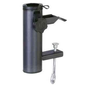 Sonnenschirmhalter für Balkongeländer Gartenschirm Ø 48mm Metall Balkon schwarz - Bild 1 von 1