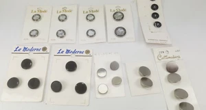 Wonderful Assorted Vintage Lot of Antique mixed pearl metal buttons 13mm to 19mm - Picture 1 of 14