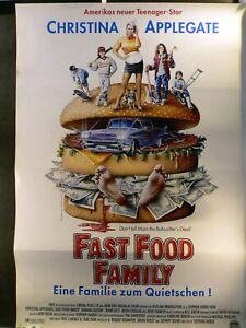 Fast Food Family - Christina Applegate - Videoposter A1 84x60cm gefaltet (R)