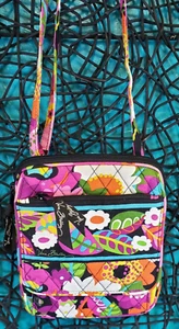 Vera Bradley Crossbody Mini Hipster Multicolor Retired Va Va Bloom Pattern - Bild 1 von 14