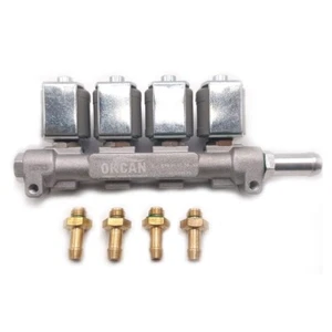 LPG CNG Injectors rail FAST OKCAN IG1 Apache 4 cyl 2 ohm IG1/IG2, STAG,E-GAS new - Picture 1 of 3
