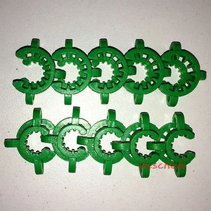10#,10/19, clip de plástico, abrazadera de galleta de laboratorio, USO para junta de vidrio molida, 10 piezas/lote - Imagen 1 de 4