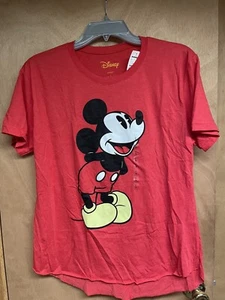 DISNEY MICKEY MOUSE T-SHIRT WOMENS SIZE LARGE BNWT - Picture 1 of 4