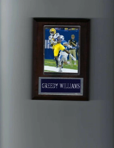 GREEDY WILLIAMS PLAQUE LSU FIGHTING TIGERS LOUISIANA STATE FOOTBALL NFL Cover