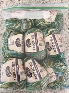 Fiordaliso - Wool / Acrylic / Viscose Blend - 8 X 50g Balls 😊 - Picture 1 of 2