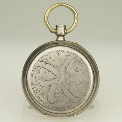 Rare! Silver Pocket Watch Men's no fusee no duplex chronometer no repeater RAR - Image 1 of 4