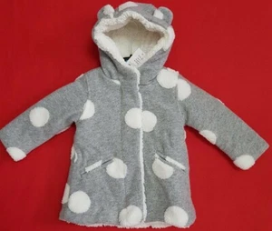 Baby Mädchen Mantel, dick und kuschelig, 18-24mth. Neu Mit Etikett. George - Bild 1 von 9