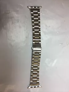 Platin Kettenglied Metallband für Apple Watch 38 mm 40 mm silber - Bild 1 von 4