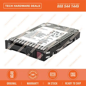 872477-H21 0 Hrs w/Tray   HPE 600GB SAS 12G 10K SFF SC DS HDD - Afbeelding 1 van 3