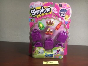SHOPKINS Season 2 5-PACK w/ PECANNA PIE & Mystery Figure Moose Toys - BRAND NEW - Picture 1 of 3
