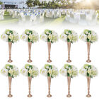 10 Pcs Metal Iron Wedding Stand Flower Rack Centerpiece Vases Party Decoration