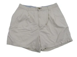 Vintage 90s Y2K Tommy Hilfiger Canvas Baggy Pleated Shorts Mens 33 34 Above Knee - Picture 1 of 7