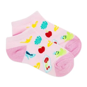 Juego de 2 pares de calcetines tobilleros princesa Disney Store niños niñas talla M L nuevos con etiquetas - Imagen 1 de 1