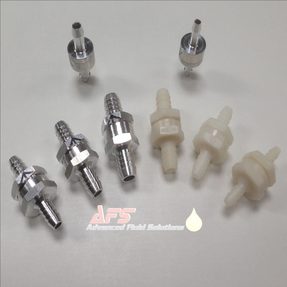 Fuel One Way Non Return Check Valve 6 8 10 12 mm Petrol Diesel Oil Water Bio UK - Image 1 of 1