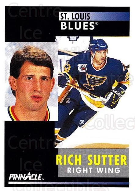 1991-92 Pinnacle #268 Rich Sutter - Image 1 of 1