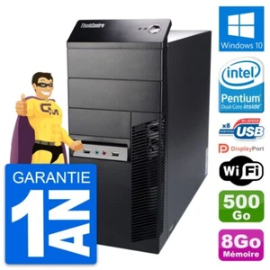 PC tour LENOVO Thinkcentre M91p Intel G630 RAM 8Go Scheibe 500Go Windows 10 Wifi - Bild 1 von 3