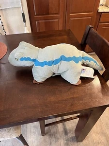 Jurrasic World Dominion Pillow Pets Blue Plush Velociraptor Blue Soft Animal 27” - Picture 1 of 12