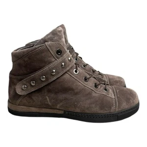 Stuart Weitzman Shotput Suede Leather Ankle Sneaker Boots Booties Sz 9 - Picture 1 of 13