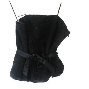 BHS Wedding Collection Basque Size 22 Black Women's Bridal Wedding Tags Preloved - Picture 1 of 24